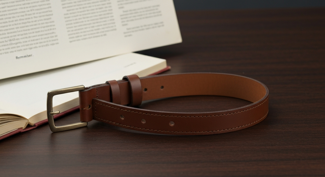Tout Slim Belt in Dark Brown: de afwerking van een verfijnde outfit