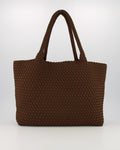 Tout Woven Bag – Dark Brown