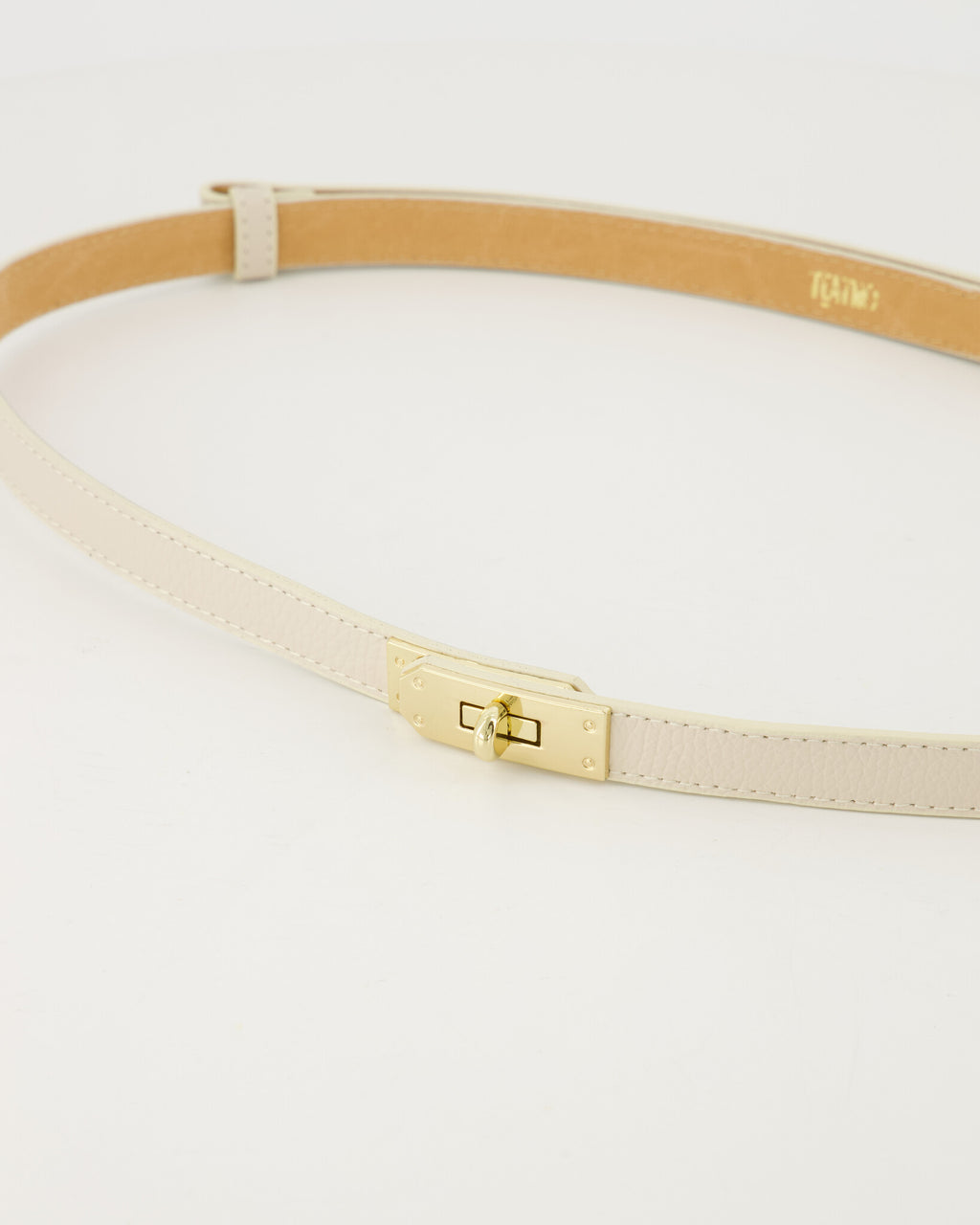 Tout Slim Belt – Crème White