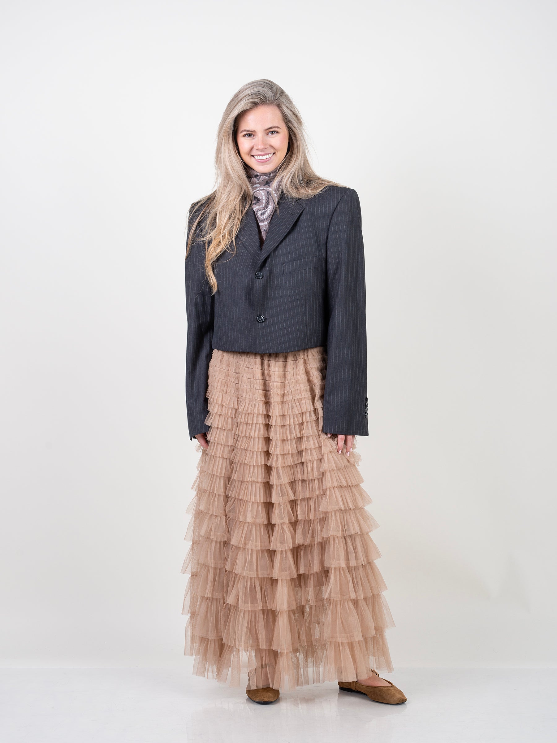 Square Scarf – Beige