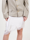 Satin Lace Skirt