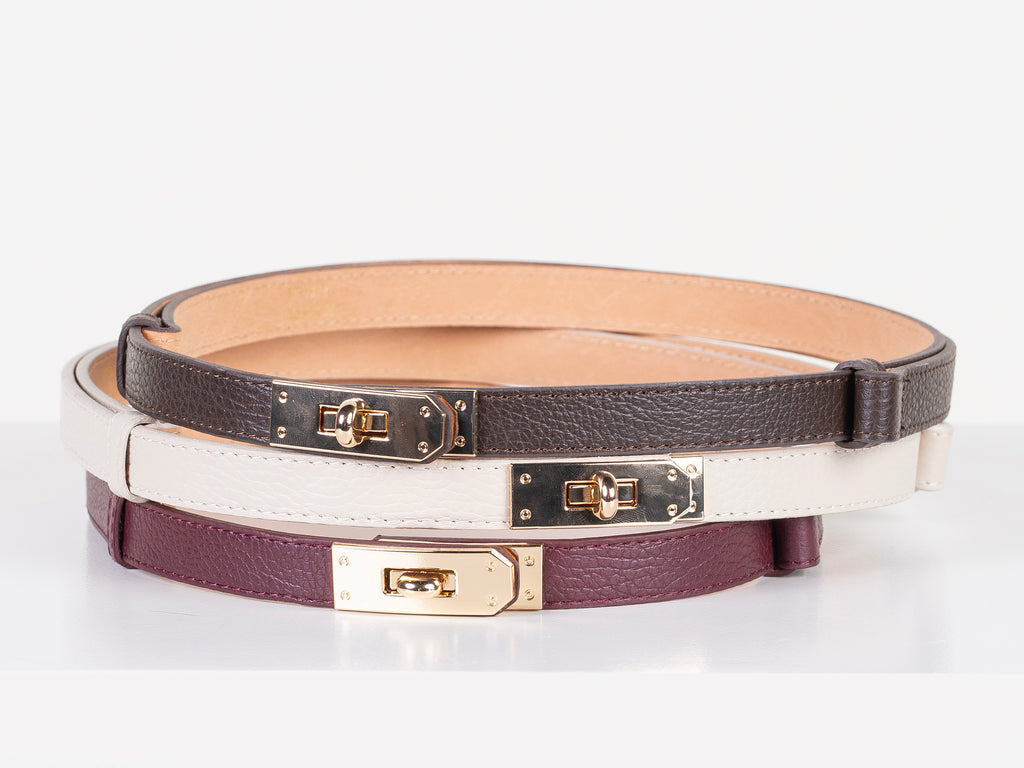 Tout Slim Belt – Crème White