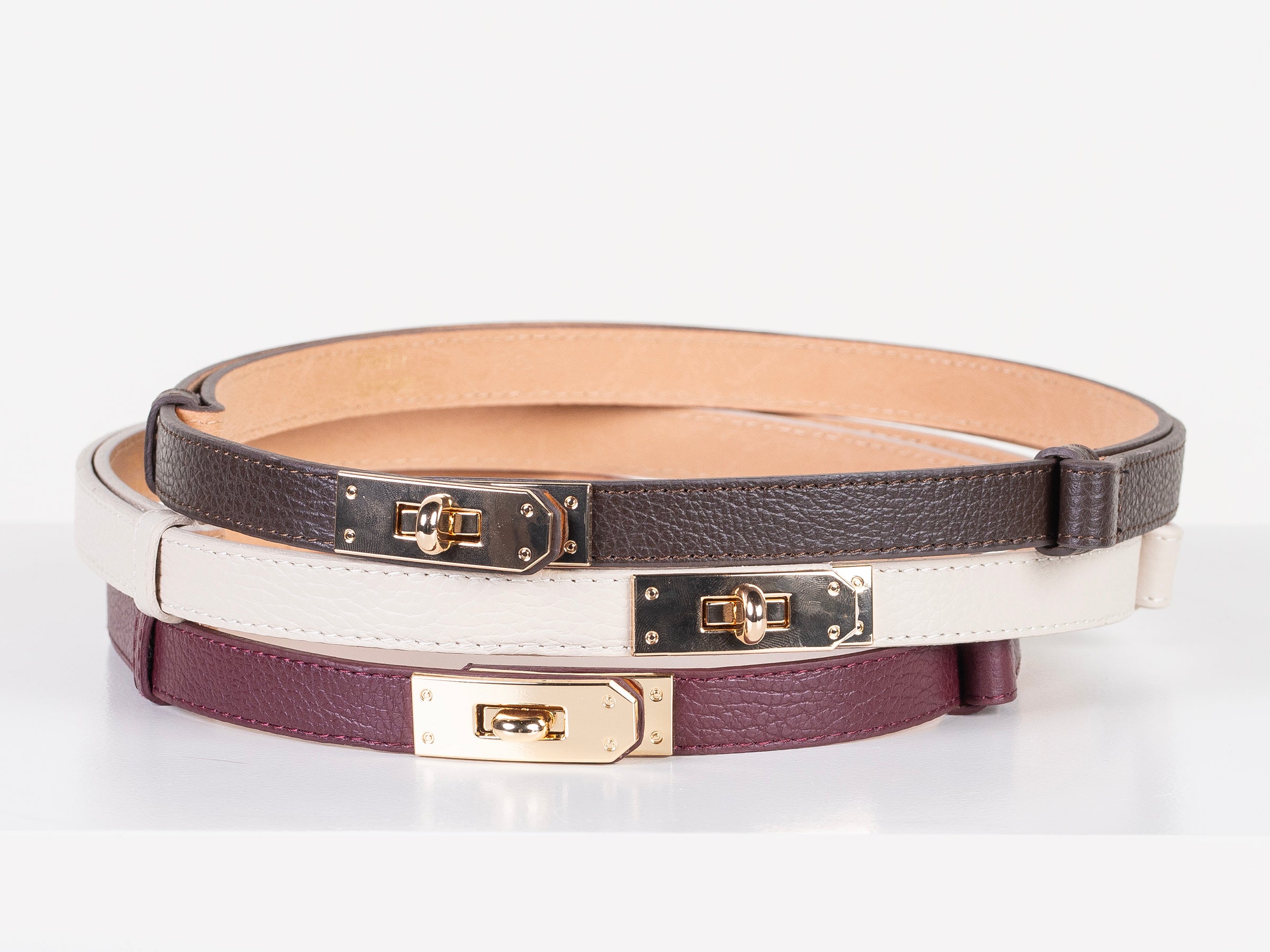 Tout Slim Belt – Crème White