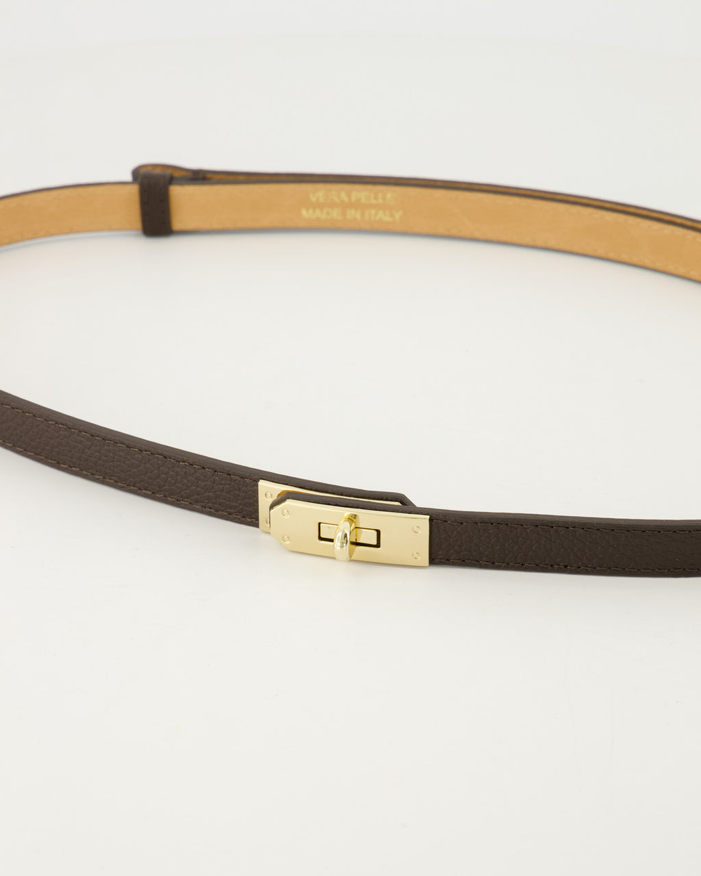 Tout Slim Belt – Dark Brown