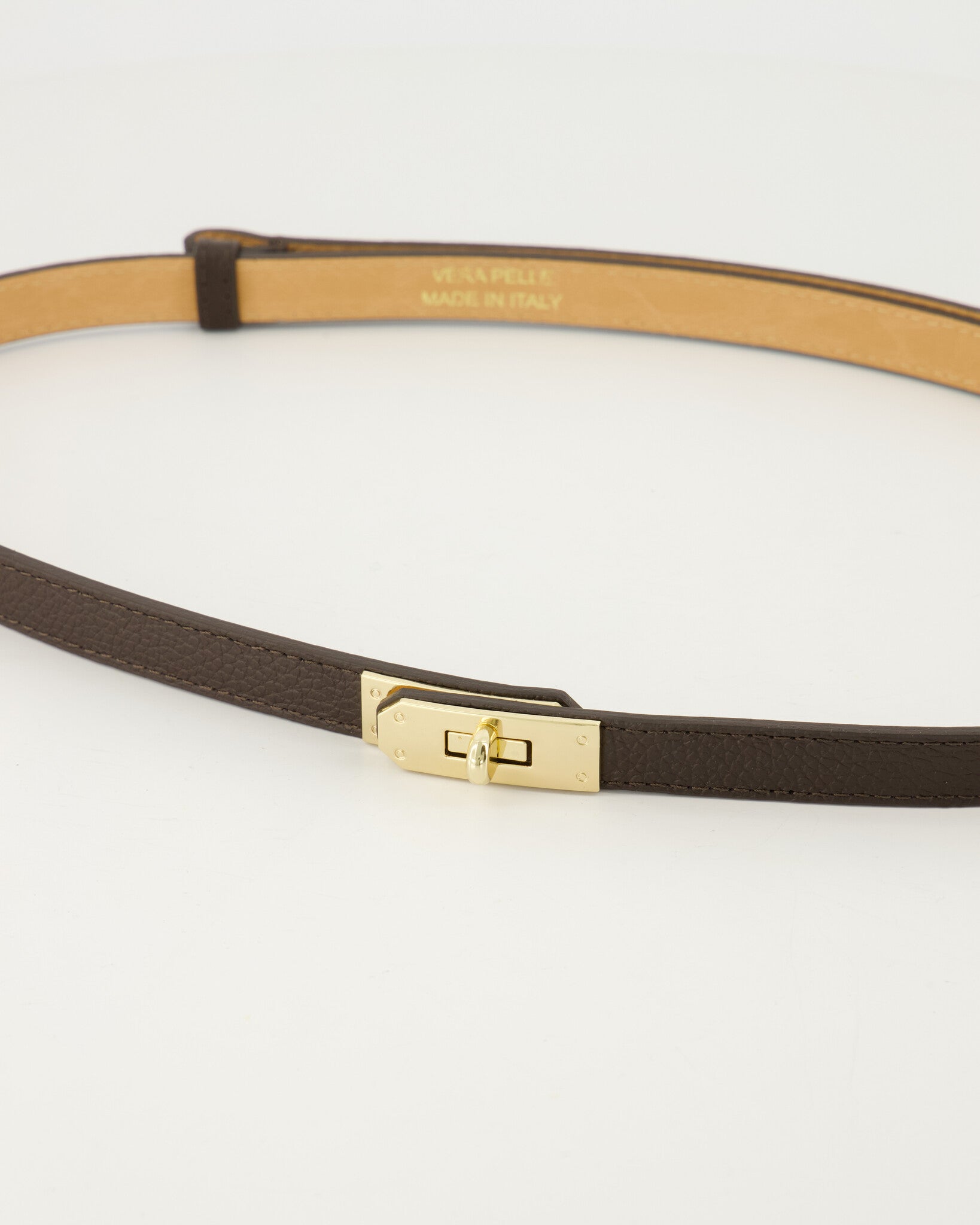 Tout Slim Belt – Dark Brown